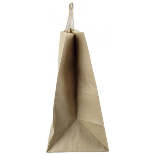 Пакет крафт круглые ручки 32*20*37