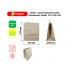 Пакет крафт круглые ручки 32*20*37